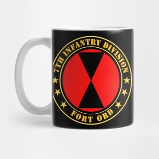 7th Infantry Division - Fort Ord Mug